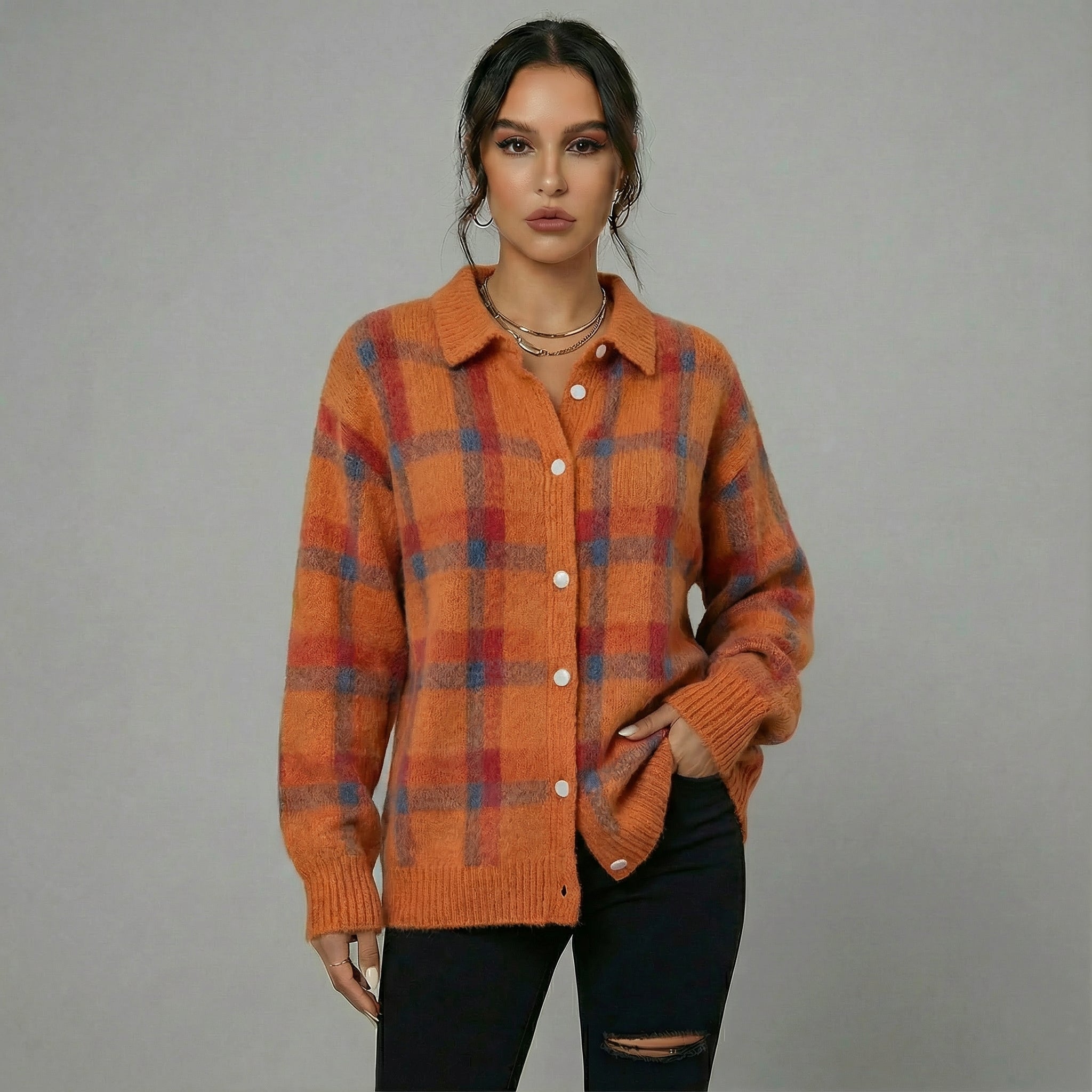 LEANDRA™| Cárdigan lungo elegante